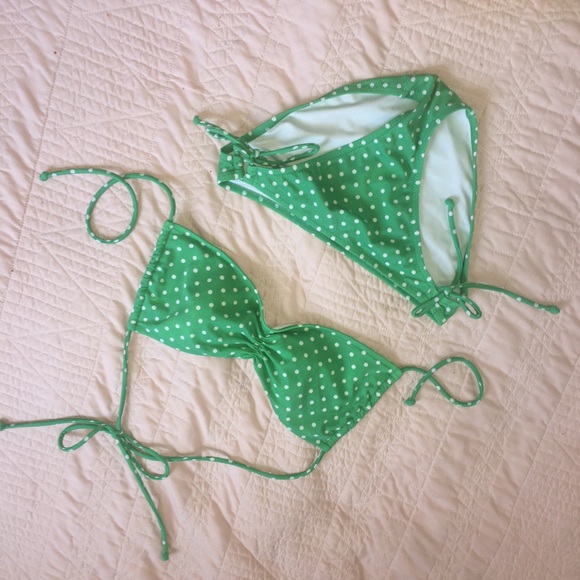 VS Polka-Dot String Bikini S/M - Picture 5 of 8